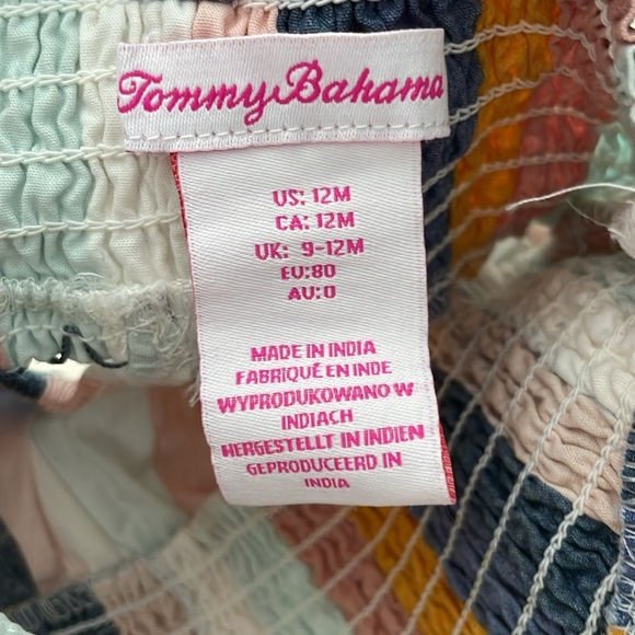 3‎ for $25! Tommy Bahama toddler Girls' Dress & Romper, size 12 months - Picture 6 of 7